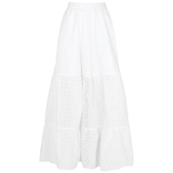 Emma‎ Pake Serafina Broderie Anglaise Cotton Maxi Skirt Small - Picture 13 of 14